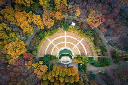 倒影-水面-建筑-南京-中山陵 图片素材