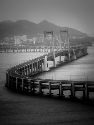 手机摄影-光影-黑白-大连-城市 图片素材