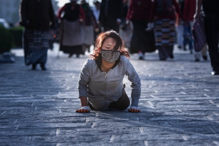 人像-西藏-丫爪-宗教-生活 图片素材