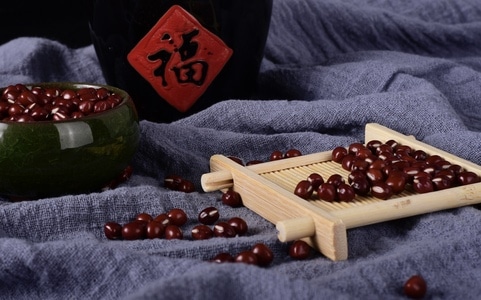 静物-唯美-红豆-食物-碗 图片素材