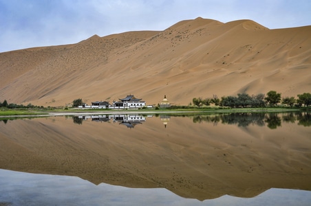 巴丹吉林沙漠-旅行-风景-风光-沙漠 图片素材