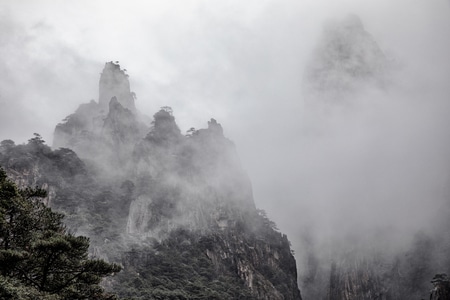 雾-水墨-黄山-雾-黄山 图片素材