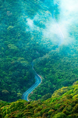 深圳-盐田-公路-风景-风光 图片素材