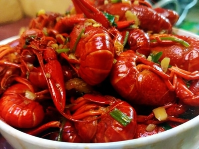 诱人-味蕾-麻辣小龙虾-小龙虾-美食 图片素材