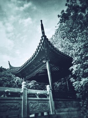 凉亭-翘角-凉亭-翘角-飞檐 图片素材