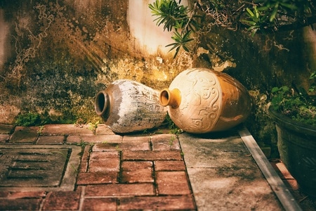 纪实-建筑-街拍-静物-石缸 图片素材