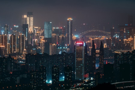 勒是雾都-纪实-风景-重庆-70周年城市 图片素材