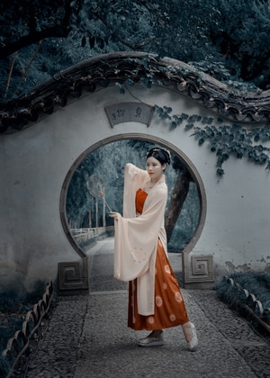 你好2020-古风-美女-女性-女人 图片素材