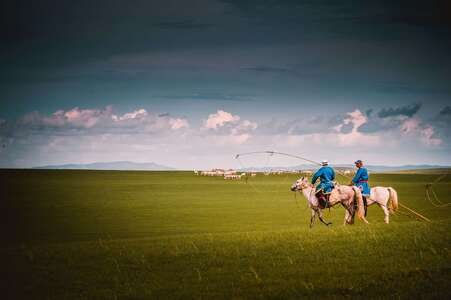 草原-内蒙古-万马奔腾-那达慕-运动 图片素材