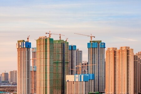 建筑-建设-武汉-高楼-住宅区 图片素材