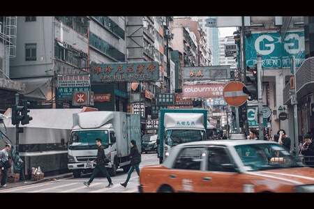 旅行-城市-香港-香港街头-街道 图片素材