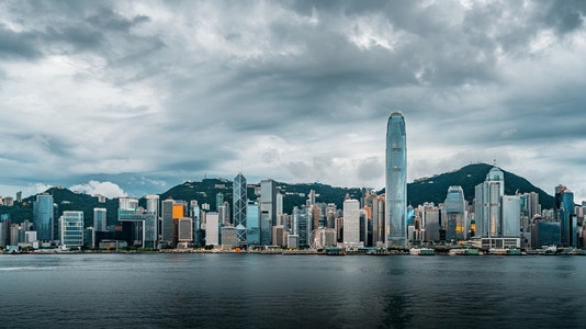 a7r2-旅行-城市建筑-香港-清晨 图片素材