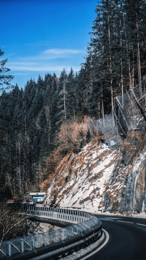 奥地利-山路-道路-公路-盘山公路 图片素材