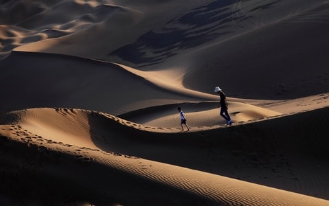 新疆-库尔木格沙漠-风景-沙漠-库尔木格沙漠 图片素材