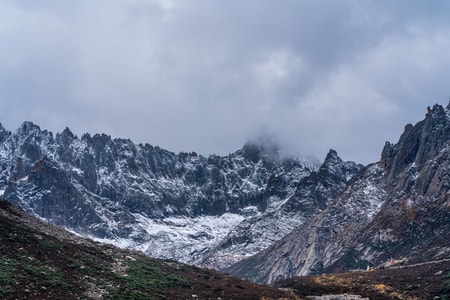 莲宝叶则-高山-四川-阿坝-雪山 图片素材
