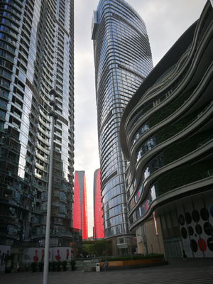 随拍-色彩-金融城-建筑-高楼 图片素材