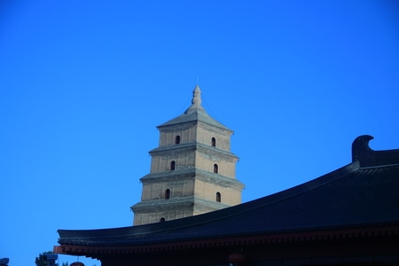 建筑-旅游-古建筑-塔-大雁塔 图片素材