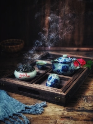 静物-食物-茶盘-茶具-茶杯 图片素材