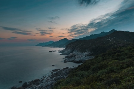深圳市-大海-东涌-风景-风光 图片素材