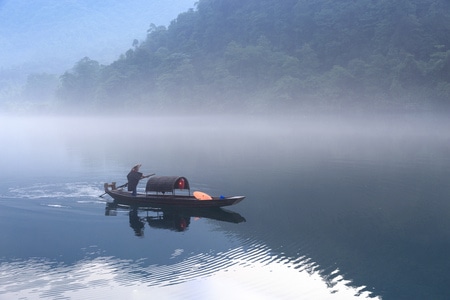 江-晨雾-自然-风光-自然风光 图片素材