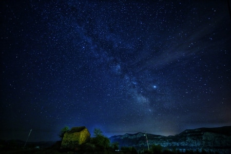 旅行-景观-天空-夜景-星星 图片素材