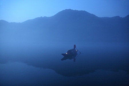 蓝-旅行-纪实-浙江-建德 图片素材