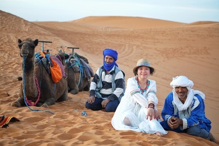 旅行-纪实-撒哈拉-梅祖卡-阿拉伯骆驼 图片素材