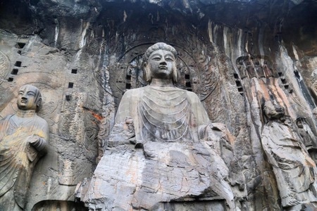 旅行-旅拍-洛阳-佛像-石像 图片素材