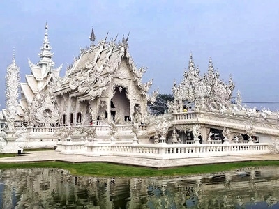 旅行-泰国-清莱-城堡-宫殿 图片素材
