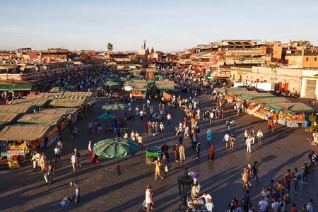 旅行-纪实-摩洛哥-马拉喀什-街景 图片素材