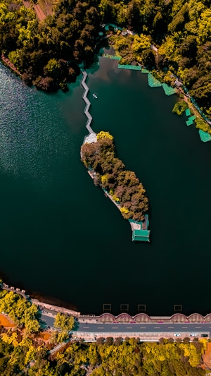 河-绿-水-风景-地标 图片素材