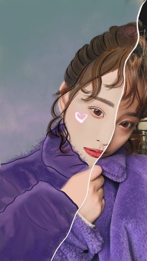 人像-板绘-女人-女性-美女 图片素材