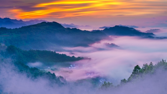 黄山市-风光-风景-风光-自然 图片素材