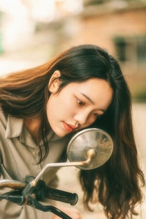 复古-街道-怀旧-人像-女生 图片素材