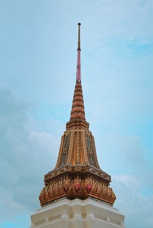 旅行-曼谷大皇宫-古建筑-塔尖-宗教 图片素材