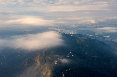 云海-深圳-梧桐山-航拍深圳-风景 图片素材