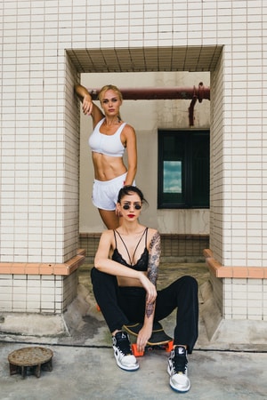 外模-性感-运动-美女-女人 图片素材