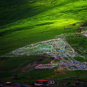 风光-东方-川西美景-风景-草地 图片素材