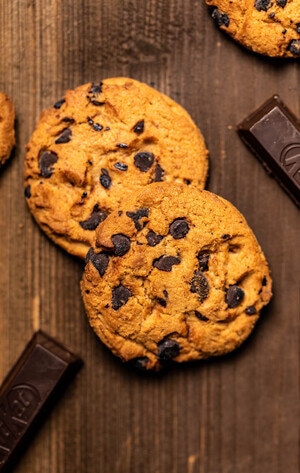 巧克力-饼干-趣多多-零食-食物 图片素材