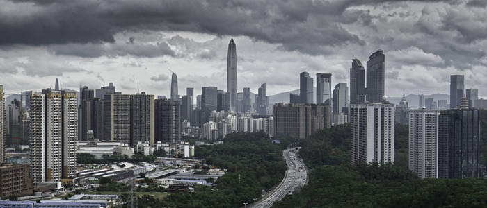 摄会主义-城市天际线-风光-深圳-全景 图片素材