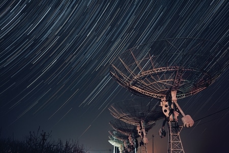 自然-旅行-星空-不老屯-天文台 图片素材