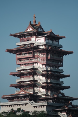 建筑-风光-70周年摄影大赛-越王楼-楼阁 图片素材
