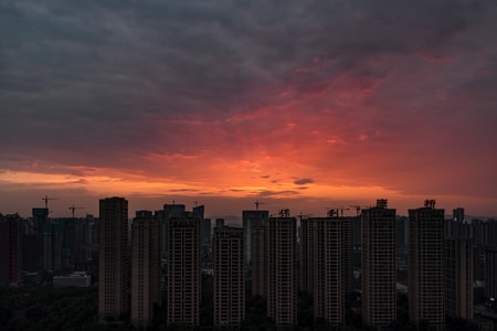 日出-成都-好天气-黎明-朝霞 图片素材