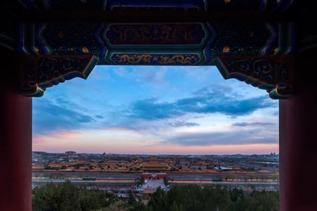 北京-旅行-框架构图-故宫-古建筑 图片素材