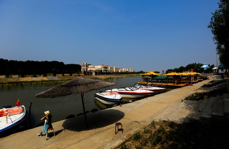 风光-生态环境-查干湖-湖岸-湖 图片素材
