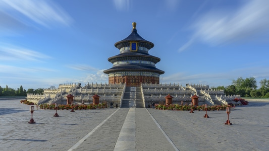 风光-城市-天坛-古建筑-风景 图片素材
