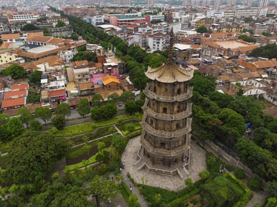 旅行-风光-航拍-寺庙-建筑 图片素材