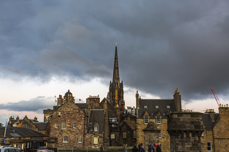 英国-苏格兰-爱丁堡-旅行-街道 图片素材