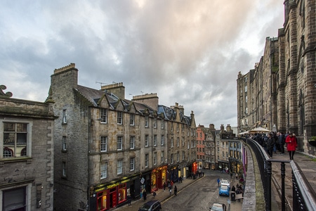 英国-苏格兰-爱丁堡-旅行-街道 图片素材