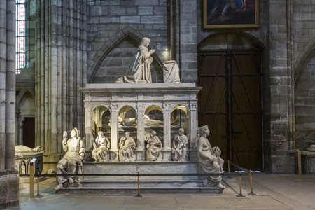 法国-教堂-哥特式建筑-圣丹尼-巴黎 图片素材